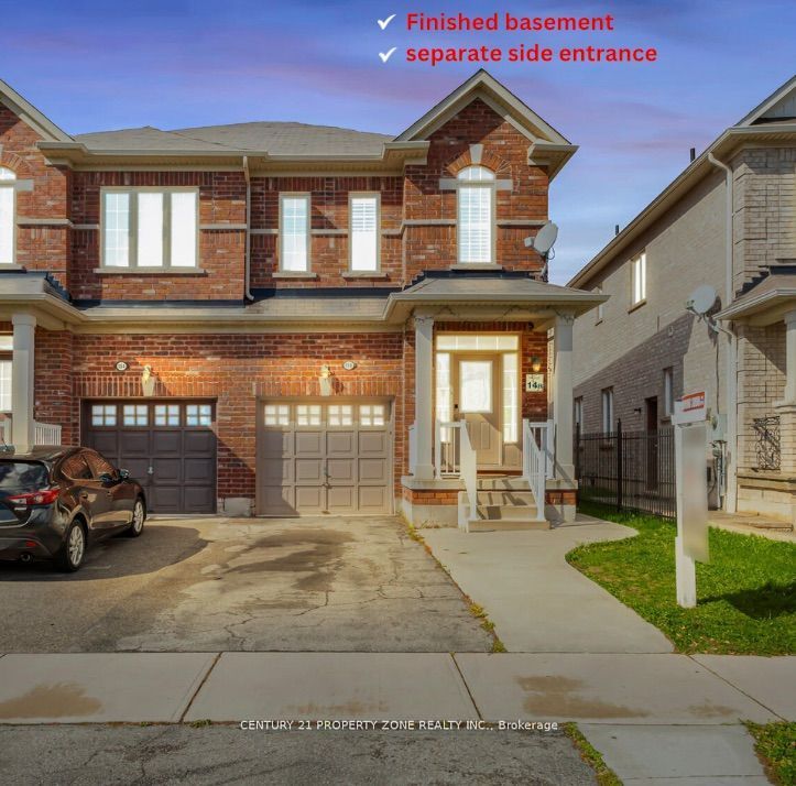 156 Fandango, Brampton, Ontario L6X 0P7, 4 Bedrooms Bedrooms, ,4 BathroomsBathrooms,Semi-detached,For Sale,Fandango,W9767932