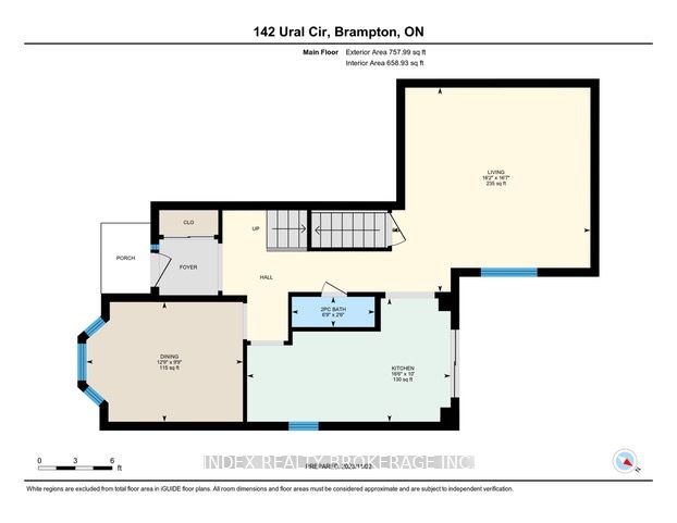 142 Ural, Brampton, Ontario L6R 1H1, 3 Bedrooms Bedrooms, ,3 BathroomsBathrooms,Detached,For Sale,Ural,W9804163