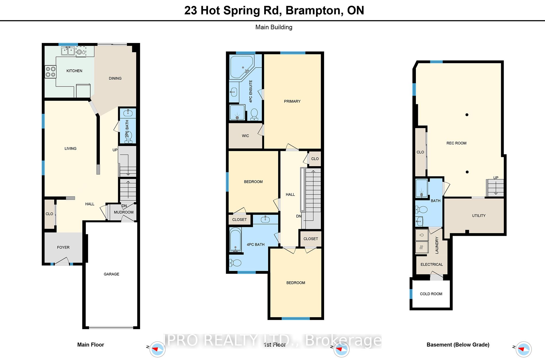 23 Hot Spring, Brampton, Ontario L6R 3H9, 3 Bedrooms Bedrooms, ,4 BathroomsBathrooms,Semi-detached,For Sale,Hot Spring,W10406769